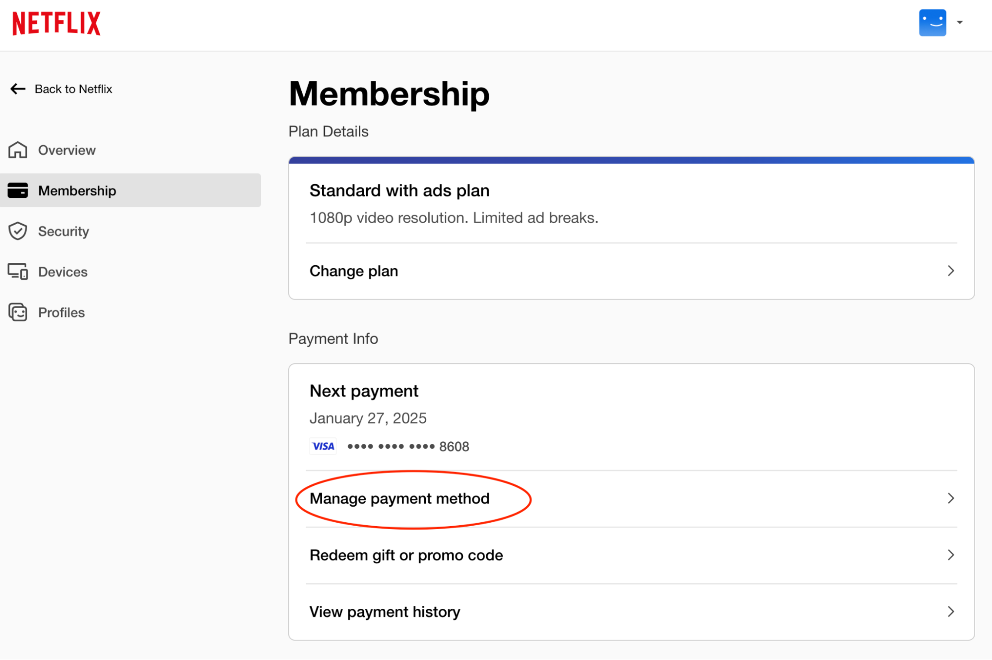 Changing Your Netflix Payment Method | MyBundle.TV